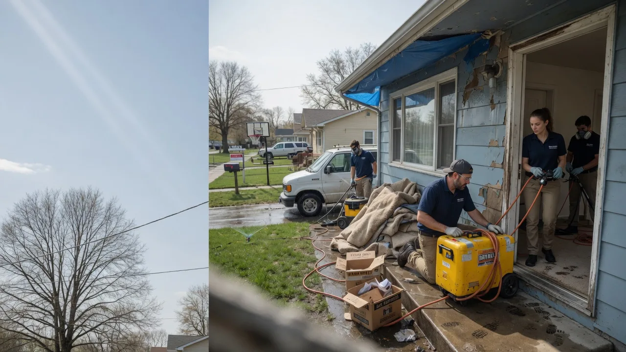 Basement Flood Cleanup in Shidler, OK near me